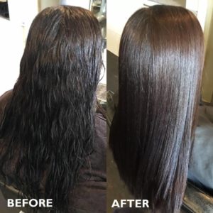 Hair smoothening clearance temporary